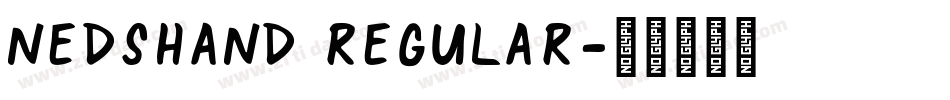 NedsHand Regular字体转换